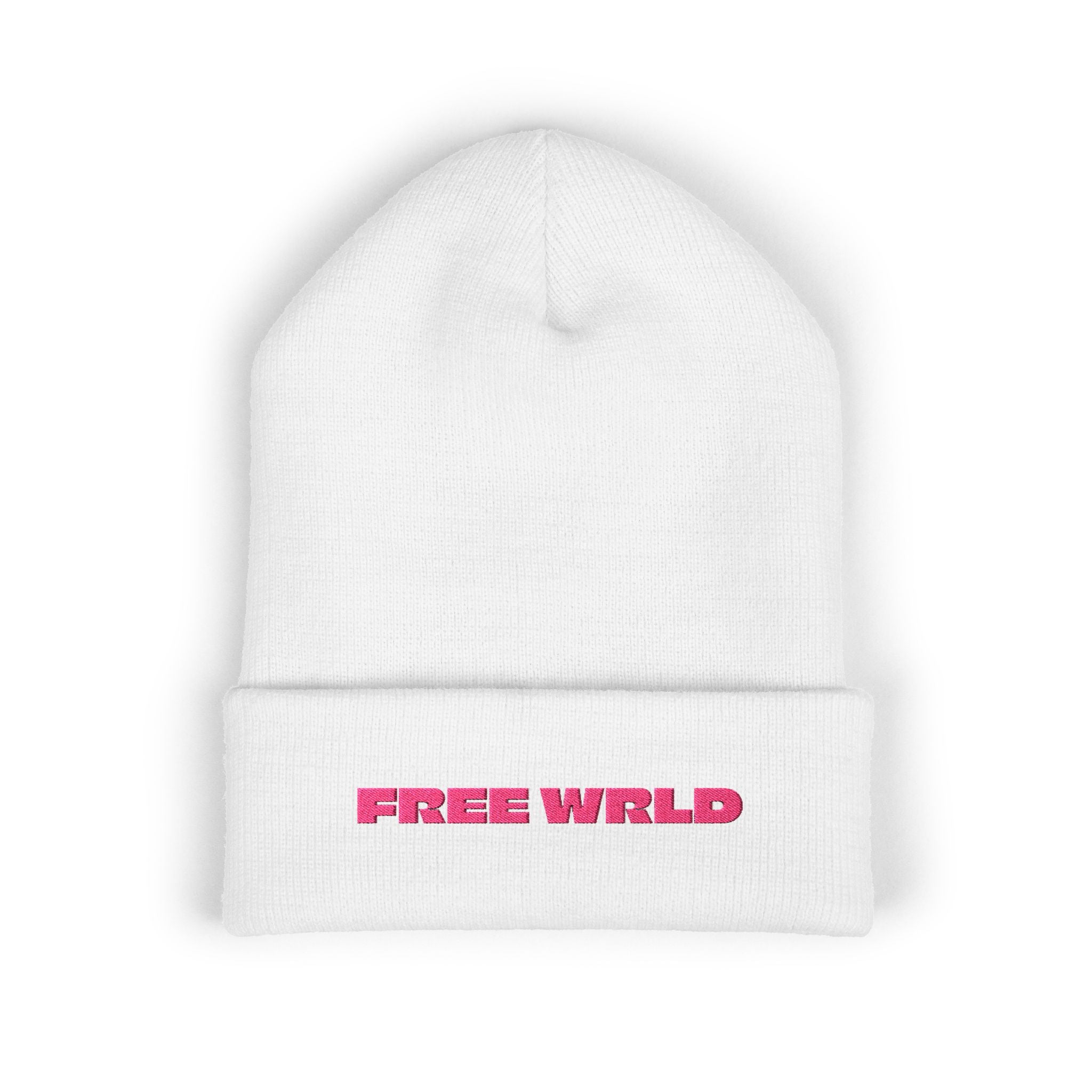 FREE WRLD Embroidered Cuffed Beanie