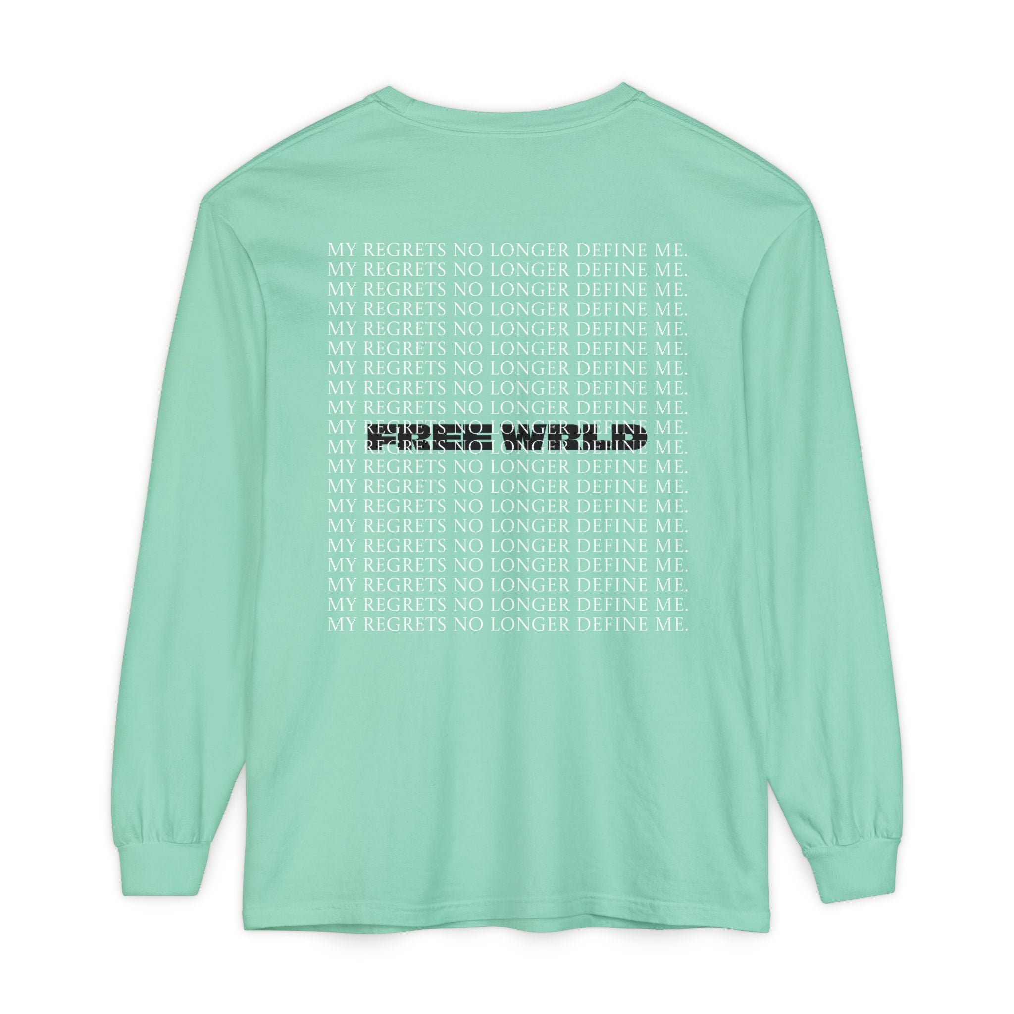 'My Regrets No Longer Define Me' Mint Graphic